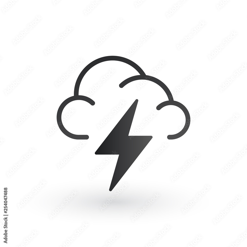 Poster weather icon. flat style for graphic and web design, modern simple vector sign. internet concept. tr