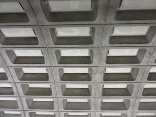Abstact view of Metro stop