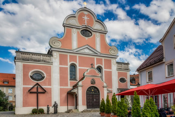 Fototapeta na wymiar Kirche St. Josef in Immenstadt im Allgäu