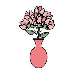 floral decoration in classic vase