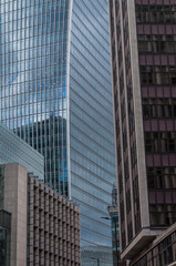 Obraz premium Detail Of Modern Skyscrapers In London, England