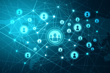 Glowing map wallpaper