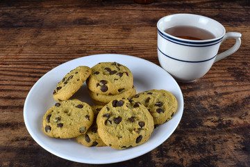 cookies and cup of  tea