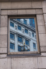 Building reflexions architecture in London City