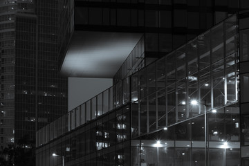  Black and White  Warsaw - Centrum of Warsaw in autumn time.