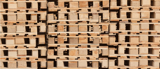 Wooden pallets background