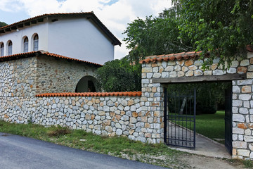 Medieval Building at Vodoca Monastery Saint Leontius near town of Strumica, Republic of North Macedonia