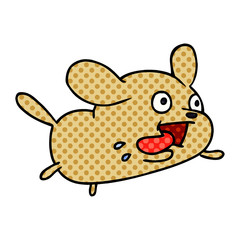 cartoon of cute kawaii dog