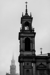  Black and White  Warsaw - Centrum of Warsaw in autumn time.
