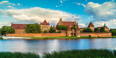 Naklejka na ściany i meble Malbork Poland - Marienburg Castle