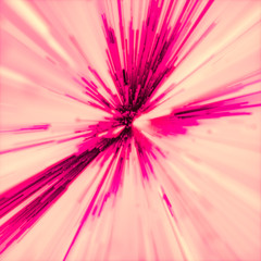 Abstract crimson colored blast or explosion