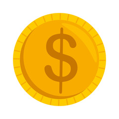coin money isolated icon