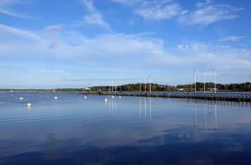 Obraz premium Seebrücke bei Nyköping, Schweden