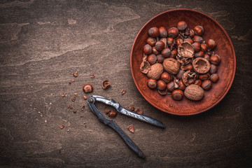 Walnuts and hazelnuts