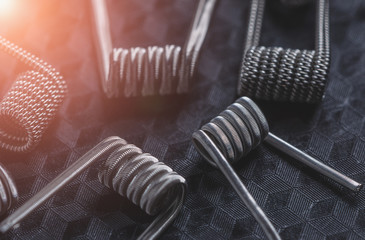 Coils for vape or e-cig dripping atomizers or RDA, accessories for vaping