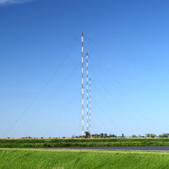 Aerial platforms for  transmission of radio waves