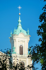 Fototapeta na wymiar Grodno, Belarus: Cathedral of St. Francis Xavier