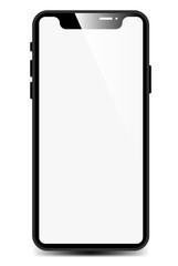 Smartphone. Empty screen. Mockup