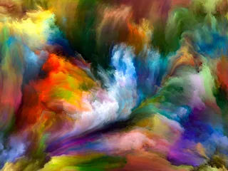 Photo sur Plexiglas Mélange de couleurs Fond artificiel