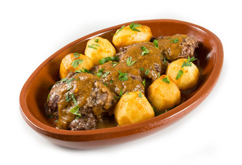 Carrillada de cerdo al vino