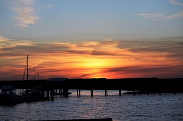 Sunset at ST. Mary's GA