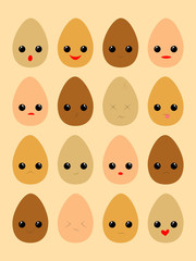 Fototapeta premium Eggs Diversity