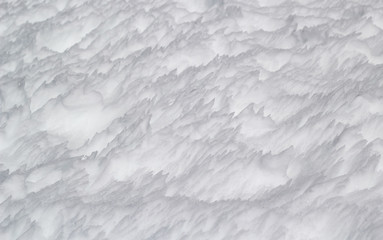 Background of snow.