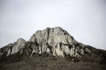 Cracked and dry mountains