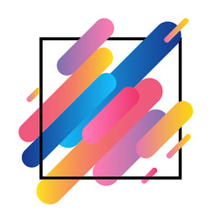 Abstract Vector Background. Gradient lines illustration.