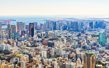 Obraz premium [東京都] 品川方面のパノラマビュー (No.0095)