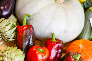 fresh organic vegetables