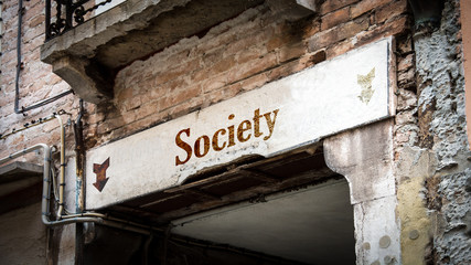 Sign 383 - Society