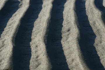 texture of sand on a beach