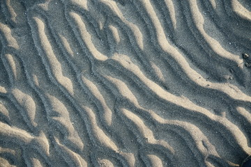 texture of sand on a beach