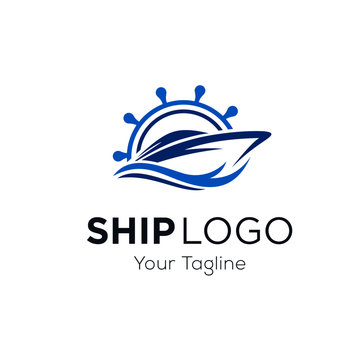 Sailing Ship Logo Design Vector Icon Graphic by sore88 · Creative Fabrica