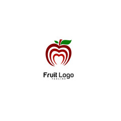 Fruits logo design Vector