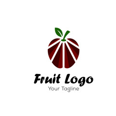 Fruits logo design Vector