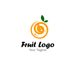 Fruits logo design Vector
