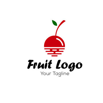 Fruits logo design Vector