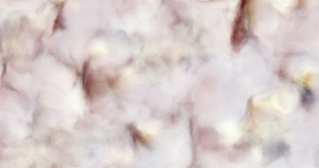 Stormy cloudy milky abstract pink and purple clouds in a nebula in space, slowly moving, forming and dissolving,