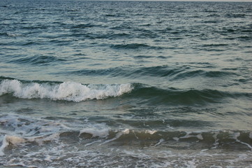 waves on shore of the sea