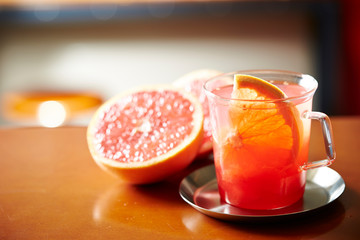Fresh grapefruit juice 