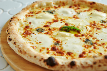 Mozzarella cheese pizza 
