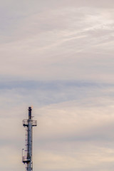 Obraz premium Salt Lake City power plant on a cloudy day in Utah