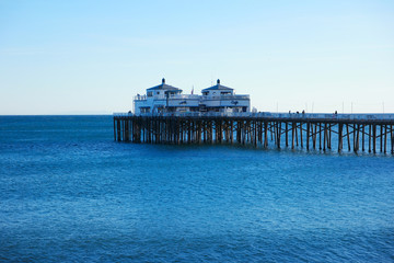Fototapeta na wymiar Malibu Pier in California