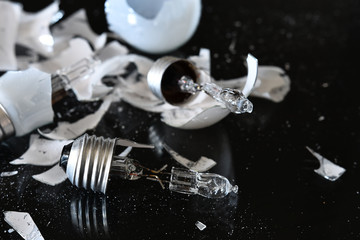 Broken Light Bulbs