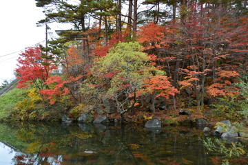 福島県の五色沼の景観