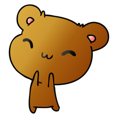 gradient cartoon kawaii cute hamster