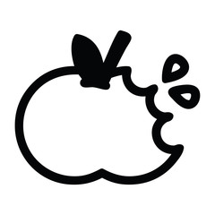 bitten apple icon