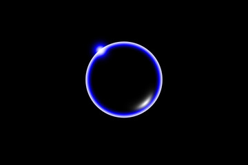 circle icon, abstract background, motion blur on color background, light blur background abstract